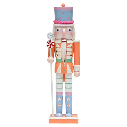 Morain Figuras navideñas de soldados cascanueces de madera, adorno de soldados, adorno para festival de Navidad
