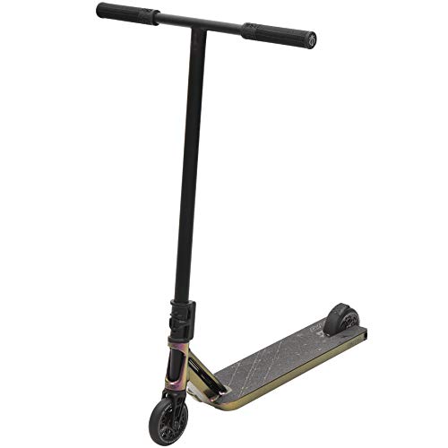 Triad Fugitive Street Scooter, Expanded Deck, T Shape Bar, Chameleon Pink/Silver/Black