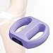 Teruyol Portable Body Vibration Massage Ring Electric Back Massage Tool with Waistband Supplies Compact Handheld for Workout Mother, Purple