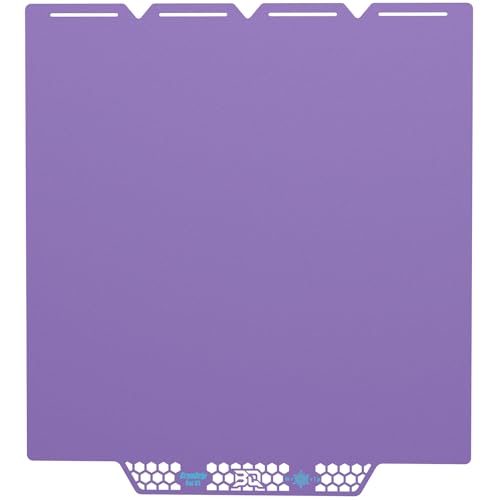 Image of BIQU CryoGrip Pro Glacier Build Plate for Snap-Maker U1 3D Printer | Low Temperature Printing, Double-Sided Spring Steel Sheet, 276X301mm, Purple, 1 Piece