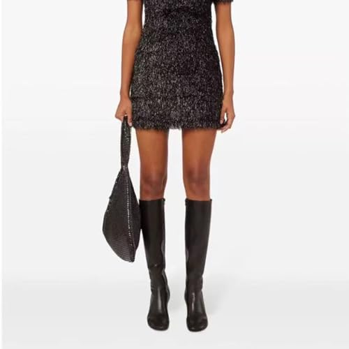 Knee High Boots for Women Platform Low Block Heel Square Toe with Side Zipper Wide Calf Fashion Boots3