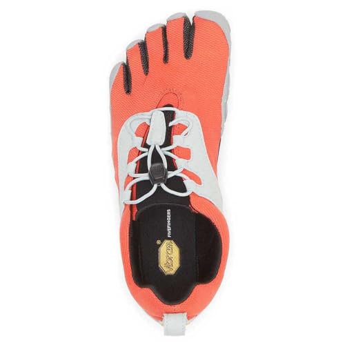 Vibram Women's FiveFingers V-Run Retro, Red/Black/Grey, 36 EU / 6.5-7 US3