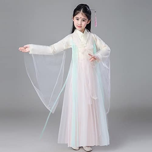 Winter Chinese Traditional New Year Dress Chinese Hanfu Dress for Girls2