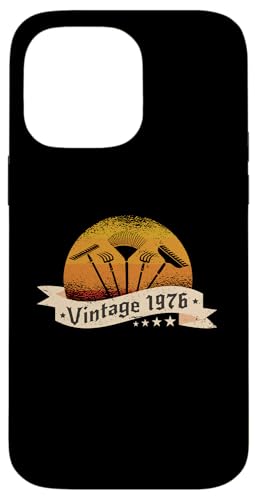 1976 N܂̃K[fi[Aa̒̐A K[fi[ t X}zP[X iPhone 14 Pro Max p