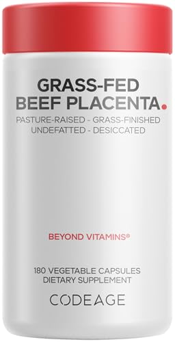 Codeage Beef Placenta Grass-Fed Liver Tracheal Cartilage 180 Capsules