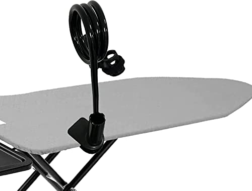 Pmsanzay Adjustable Flexible Iron Cord Minder, Ironing Board Cord Holder, Holds The Cord, Cord Out of The Way, Works Great to Stop The Cord from Getting in The Way. - No Irons, No Ironing Board