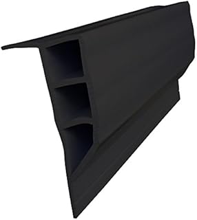 Dock Edge + Full Face PVC Profile Dock Guard, Black, 16'