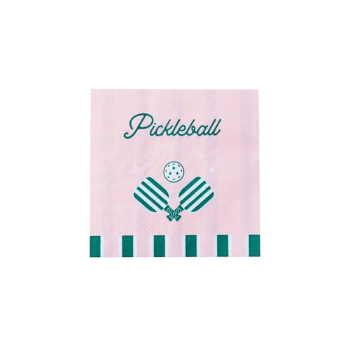 Bonjour Fete Pickleball Paper Napkins, 20-Pack, 5