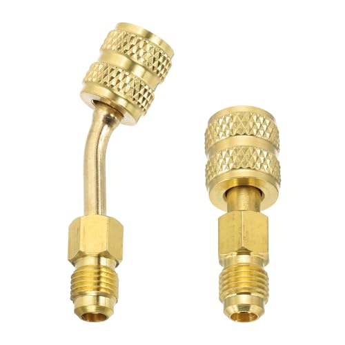 Adaptador R410 de alta resistencia flare SAE 5/16 a 1/4 para conectores de manguera HVAC
