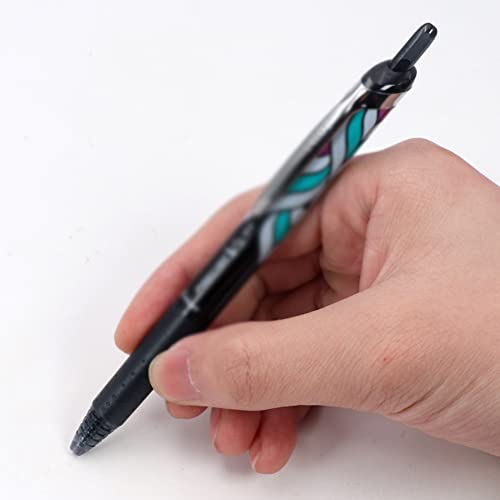 Bolígrafo retráctil de gel líquido 0.5 mm negro miniatura 3