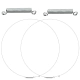 2 Pack ACA56078801 Washer Door Gasket Retaining Ring for LG Kenmore Front-Load Washing Machines, Clamp Assembly for MDS47123619 LG Front Load Washer Door Seal, Replace AP4998833 AH3530864 EA3530864
