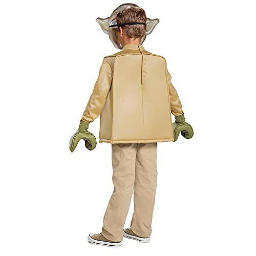 Disguise 119319G Yoda Costume For Kids, Official Lego Star Wars Costume With Mask And Robe thumb #1