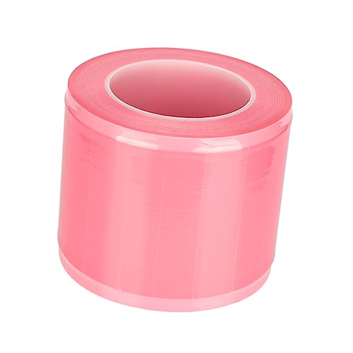 Healeved 1 Roll Anti-pollution Protective Film Tape Skin Film Tape Make up Kit Transparent Film Dressing Barrier Tape Grip Cover Barrier Film Tape Films Pink or