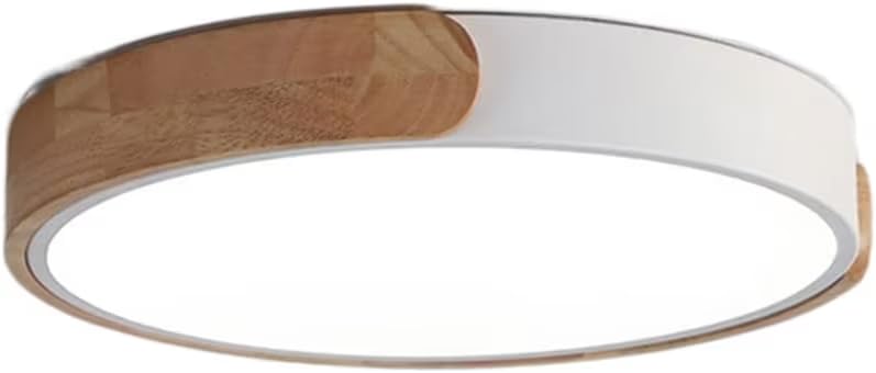Plafonnier LED 48W tricolore avec télécommande luminaire rond 40cm