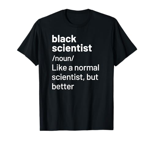 Black Scientist Definition African American Camiseta