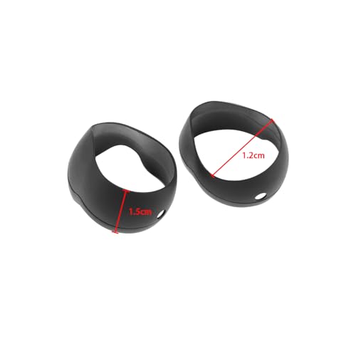 Fundas de silicona para Sony WF-1000XM5 almohadillas de repuesto negras 5 pares 4
