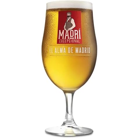 Madri Nucleated Beer Glass for Perfect Pints Cover