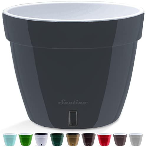 Santino ASTI 30CM Selbstwässernder Blumentopf mit Wasserstandsanzeiger...