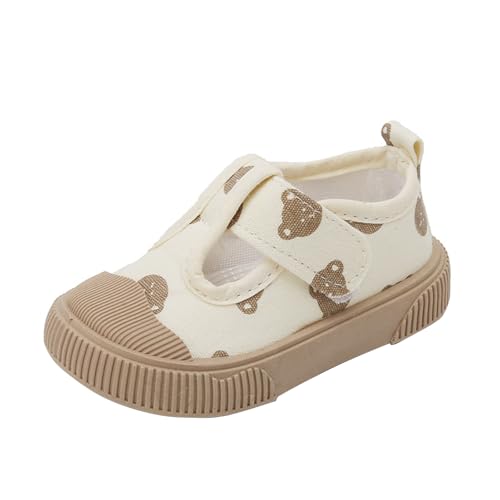 FGUUTYM Zapatos de gateo para bebé, zapatos para aprender a andar para niños, suela suave, sandalias ligeras, zapatos para bebé, zapatos para niños, zapatos de verano, zapatos de piel, beige, 24 EU