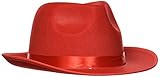 Forum Novelties Men's Deluxe Adult Novelty Fedora Hat, Red, One Size