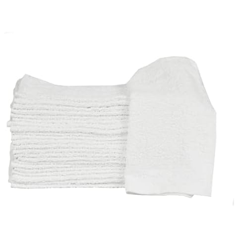 Nouvelle Legende Catalina Wash Cloth, 12" x 12", White, 24 Pack Cover