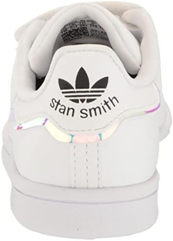 adidas Originals Unisex-Child Stan Smith White/Black (Cross Strap) 3 Little Kid, 3 US | Image 2