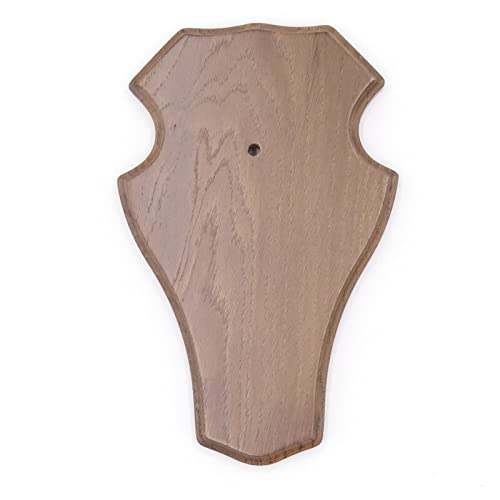 1 Stück Reh Trophäenschild Stumpf groß Braun AF 21 x 13 cm
