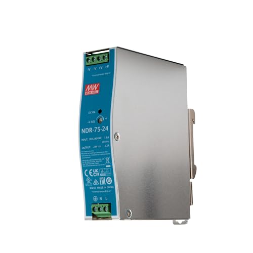 Marca: MeanWell MEAN WELL NDR-75-24 alimentatore per computer 76,8 W Blu, Metallico