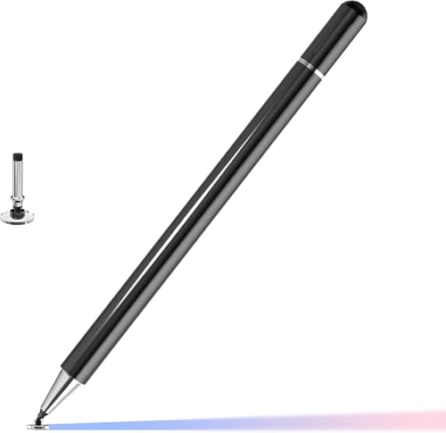 GadgetBite Stylus Pen for Android Tablet & iOS All Touchscreen Devices Capacitive Universal Smart Pencil with Fine Point Disc Tip Lightweight Metal Body Magnetic Cap for Mobile Phone iPad Tab – Black GadgetBite Stylus Pen for Android Tablet & iOS All Touchscreen Devices Capacitive Universal Smart Pencil with Fine Point Disc Tip Lightweight Metal Body Magnetic Cap for Mobile Phone iPad Tab – Black