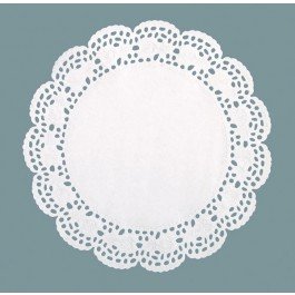 Blonda Redonda Papel Blanco. Diámetro total: 32 cm Cover