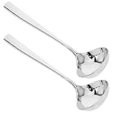 Photo Gallery labrimp 2 pezzi mestolo per salsa in acciaio cucchiaio da servire con ergonomico allungato resistente e facile da per cucina e zuppe profonde Photo Gallery labrimp 2 pezzi mestolo per salsa in acciaio cucchiaio da servire con ergonomico allungato resistente e facile da per cucina e zuppe profonde