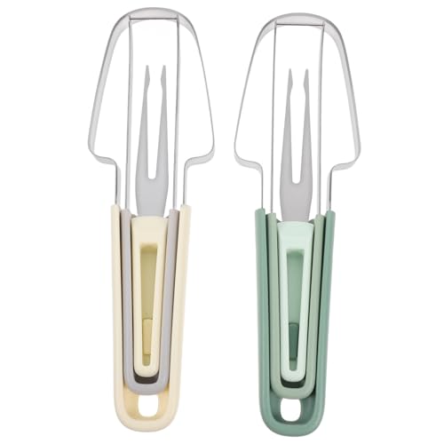 PRETYZOOM Melon Cutting Tool 2 Pack Watermelon Slicer Fruit Cutter Kitchen Watermelon Slicer Kitchen Accessory