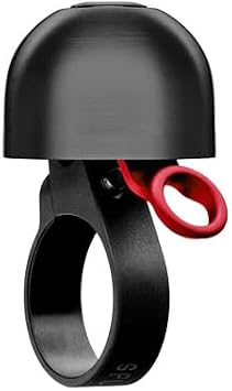 Spurcycle Compact Bell, 22.2mm, Black/Red | bike-bells