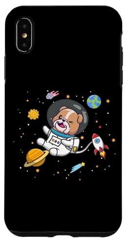Funny Kids Boys Girls Kawaii Space English Bulldog Lover �X�}�z�P�[�X iPhone XS Max �p