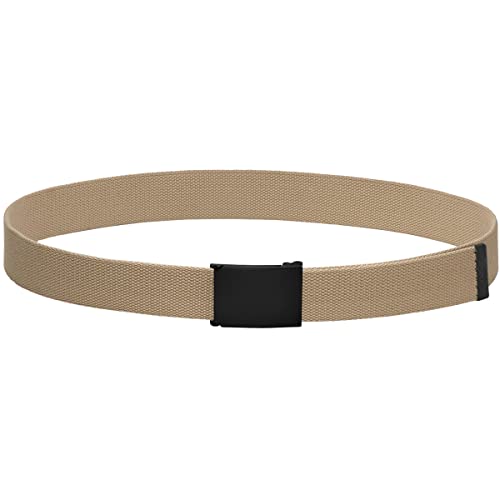 Falari Canvas Web Belt Fully Adjustable Cut to Fit Golf Belt Flip Top Buckle