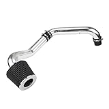 Cold Air Intake for Civic 1996-2000, 2.75' Cold Air Intake Filters System Kits Fit for Civic 1996 1997 1998 1999 2000 with 1.6L, 2.75' High Flow Aluminum (Black)