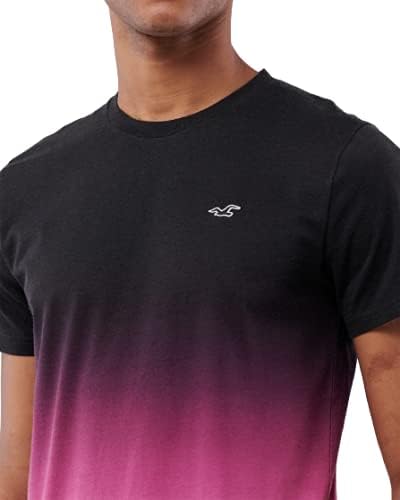Hollister Ombre Print Logo Graphic Tee 