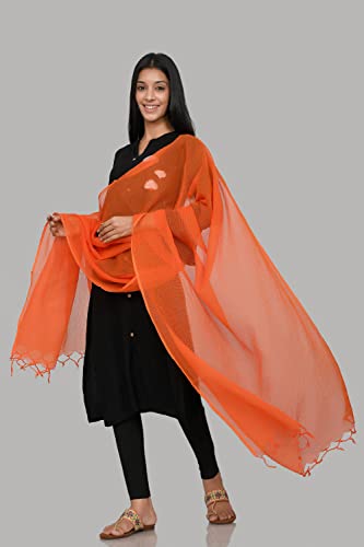Image of Women's Self Design Cotton Kota Doria Dupatta