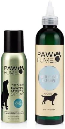 PAWFUME Premium Dog Spray (Blue Ribbon) + Ear Cleaner for Dogs