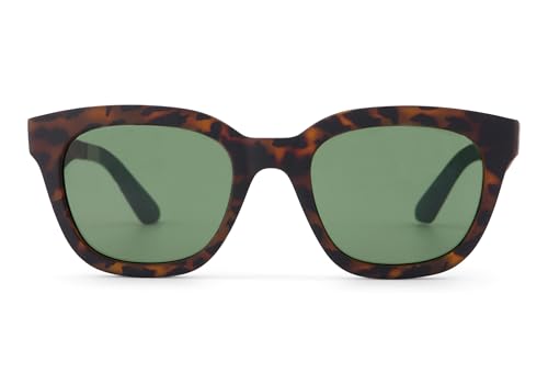 TOMS Women's Savanna Cat Eye Sunglasses, Matte Blonde Tortoise, 52-22-1482