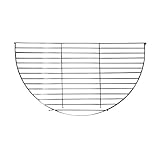 DWD ® Premium Stainless Steel Grill Cooking Grill Grates with handles 60cm, 80cm Half Round, 60cm & 80cm Round for Fire pits, Barbecue Grill Grate (Half Round 80cm Grill Plate (83x42cm))