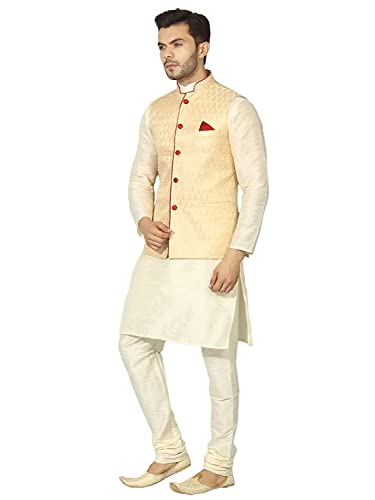 Image of Men's Kurta Pyjama with Nehru /Modi Jacket
