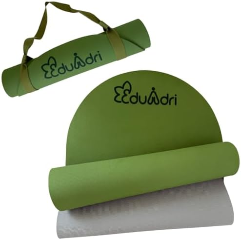 "Premium Extra Thick Yoga Mat With Strap-6mm Non-Slip,Eco-friendl...