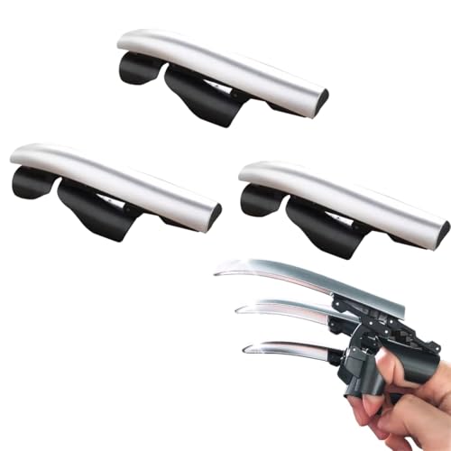 WUSJCOF 3 pièces Fidget Toy Griffe de Loup Rétractable, Jouet Mécanique Portable, Jouet en Plastique Doigt d'articulation, Haute Qualité Conception Réaliste...