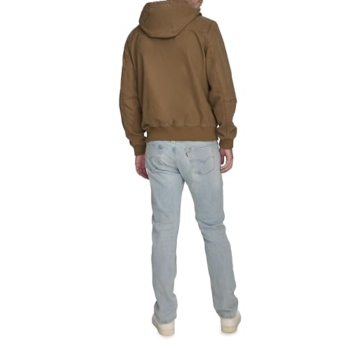 Image of Levi's Men's Workwear Cotton Canvas Hooded Bomber Jacket