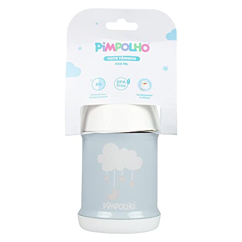 Pimpolho Pote Térmico Inox 450Ml - Unissex