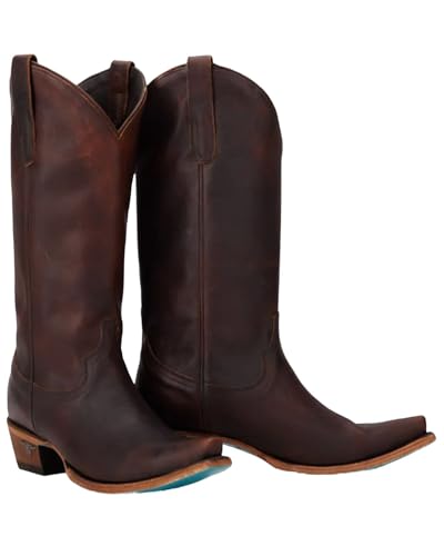 Lane Women's Emma Jane Western Boot Snip Toe - LB0558I 7 1/2 M US Cognac