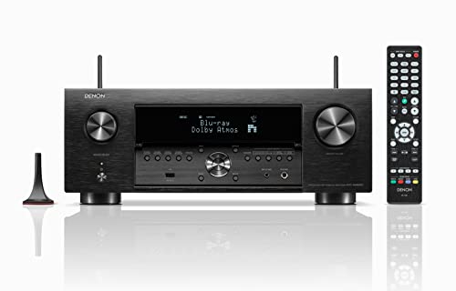 Denon AVC-X4800H 9.4-Kanal AV-Receiver, Verstärker mit Auro-3D, Dolby Atmos, DTS:X,6 '8K-Eingängen...
