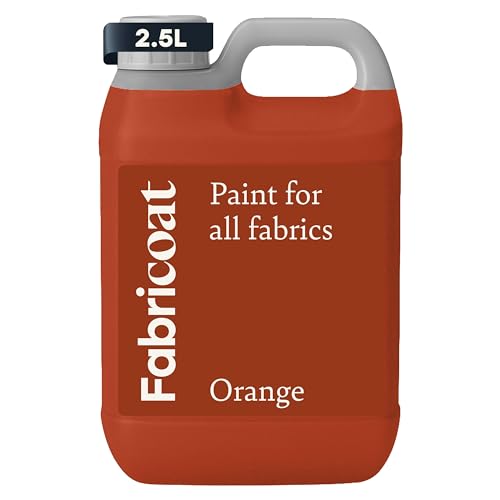 Image of Fabricoat Fabric Paint & Upholstery Dye, Orange, Flexible Finish
