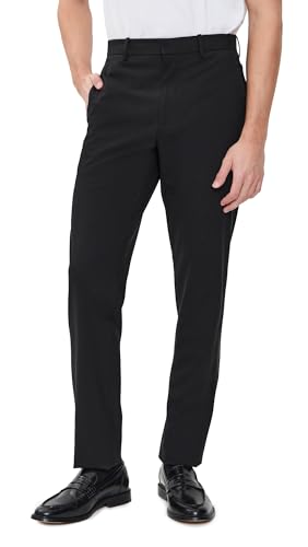 Theory Men's Mayer Stretch Wool Pants, Deep Black, 34